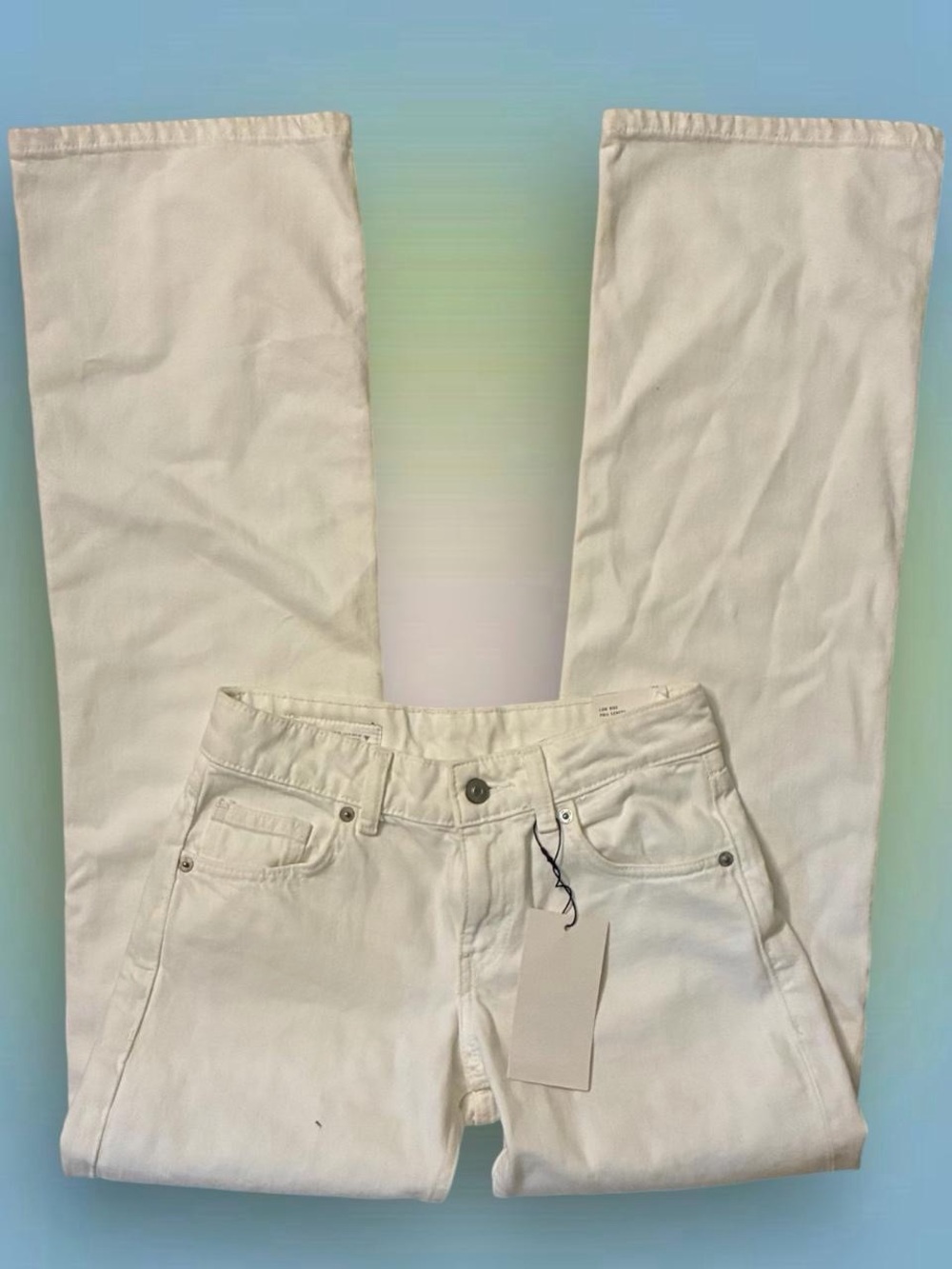 BNWT Zara Classic White Jeans - Clean Straight Fit